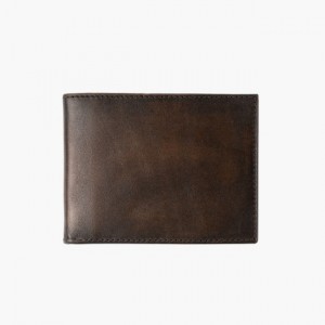 Men's Thursday Boots Bifold Wallets Brown | UAE357230