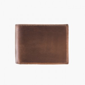 Men's Thursday Boots Bifold Wallets Brown | UAE357233