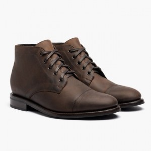 Men's Thursday Boots Cadet Chukka Boots Brown | UAE357040