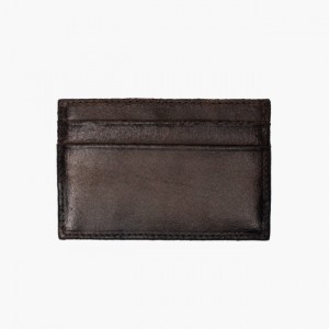 Men's Thursday Boots Card Holder Wallets Brown | UAE357224