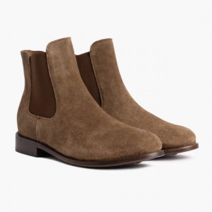 Men's Thursday Boots Cavalier Chelsea Boots Brown | UAE357017