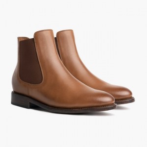 Men's Thursday Boots Cavalier Chelsea Boots Brown | UAE357019