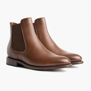 Men's Thursday Boots Cavalier Chelsea Boots Brown | UAE357020