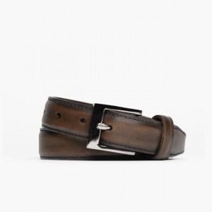 Men's Thursday Boots Classic Belts Coffee | UAE356857