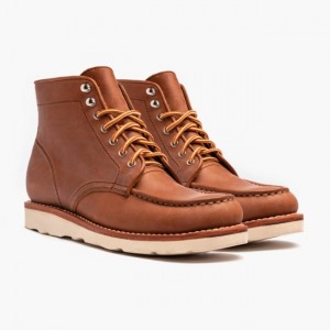 Men's Thursday Boots Diplomat Lace-Up Boots Brown | UAE357085