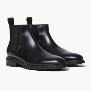 Men's Thursday Boots Duke Chelsea Boots Black | UAE357012