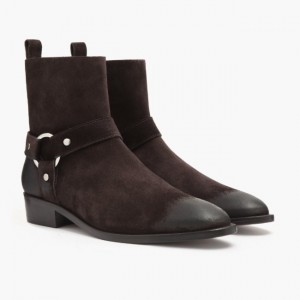 Men's Thursday Boots Harness Chelsea Boots Brown | UAE357007