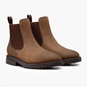 Men's Thursday Boots Legend Chelsea Boots Brown | UAE357002