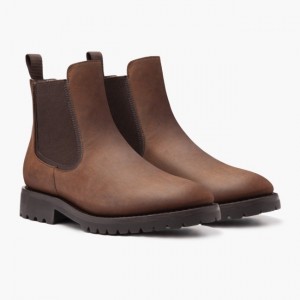 Men's Thursday Boots Legend Chelsea Boots Brown | UAE357005