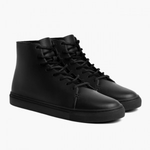 Men's Thursday Boots Premier High Top Sneakers Black | UAE357204