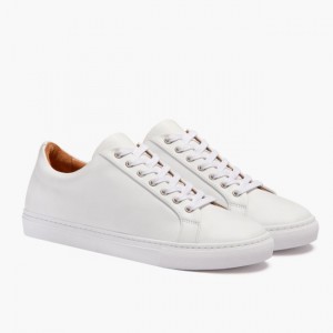 Men's Thursday Boots Premier Low Top Sneakers White | UAE357210