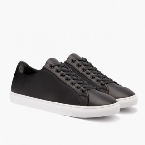 Men's Thursday Boots Premier Low Top Sneakers Black | UAE357211