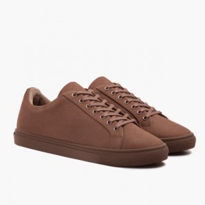 Men's Thursday Boots Premier Low Top Sneakers Brown | UAE357213