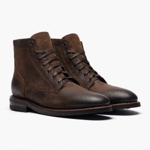 Men's Thursday Boots President Lace-Up Boots Brown | UAE357062