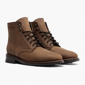 Men's Thursday Boots President Lace-Up Boots Brown | UAE357067