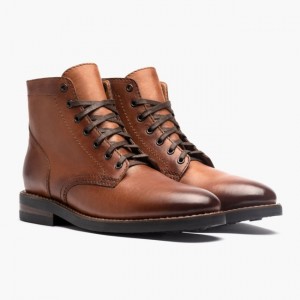 Men's Thursday Boots President Lace-Up Boots Brown | UAE357070