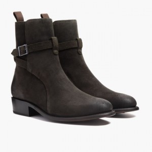 Men's Thursday Boots Rogue Chelsea Boots Olive | UAE357000