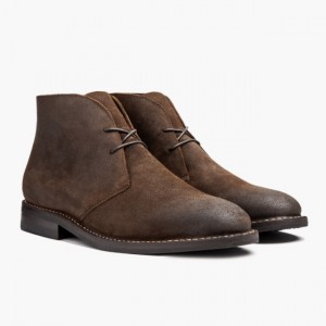 Men's Thursday Boots Scout Chukka Boots Brown | UAE357022