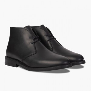 Men's Thursday Boots Scout Chukka Boots Black | UAE357030