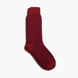 Men's Thursday Boots Sodello Birdseye Socks Red | UAE357270