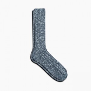 Men's Thursday Boots Sodello Classic Boot Socks Navy | UAE357265