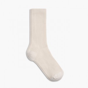 Men's Thursday Boots Sodello Classic Crew Socks White | UAE357257