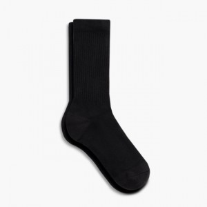 Men's Thursday Boots Sodello Classic Crew Socks Black | UAE357262