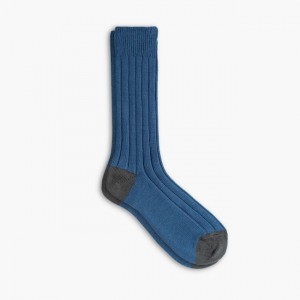 Men's Thursday Boots Sodello Legacy Socks Blue | UAE357252