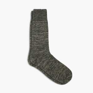 Men's Thursday Boots Sodello Marled Socks Olive | UAE357247