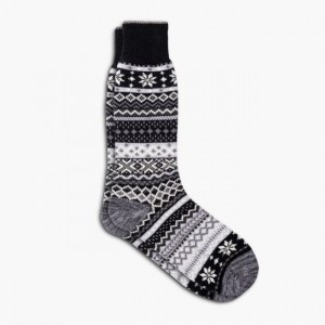 Men's Thursday Boots Sodello Norwegian Socks Black | UAE357243