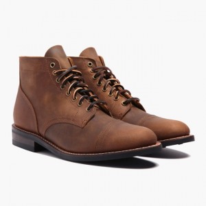 Men's Thursday Boots Vanguard Lace-Up Boots Brown | UAE357046