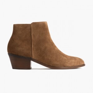 Women's Thursday Boots Downtown Booties Brown | UAE356894