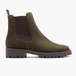 Women's Thursday Boots Legend Chelsea Boots Olive | UAE356902