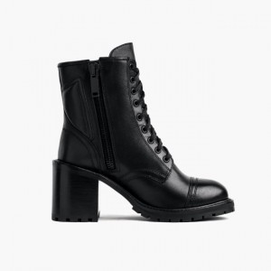 Women's Thursday Boots Rebel High Heel Boots Black | UAE356935