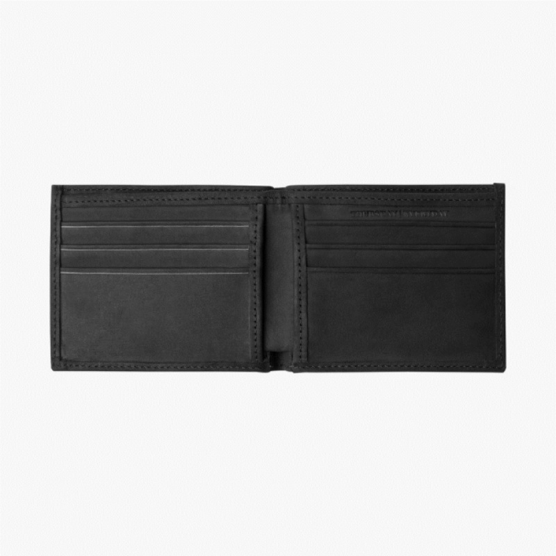 Men's Thursday Boots Bifold Wallets Black | UAE357229