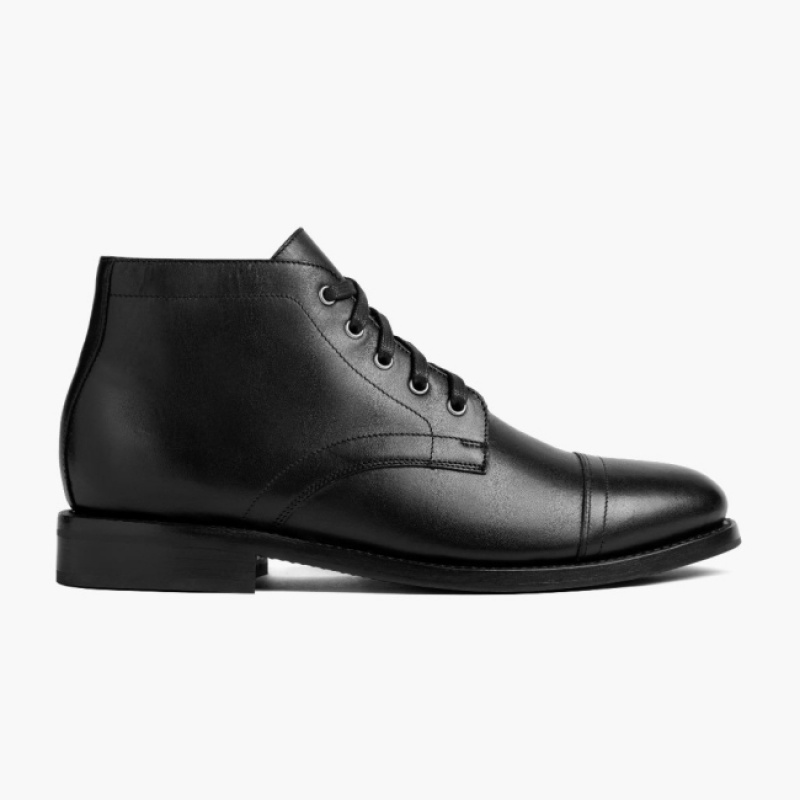 Men's Thursday Boots Cadet Chukka Boots Black | UAE357042