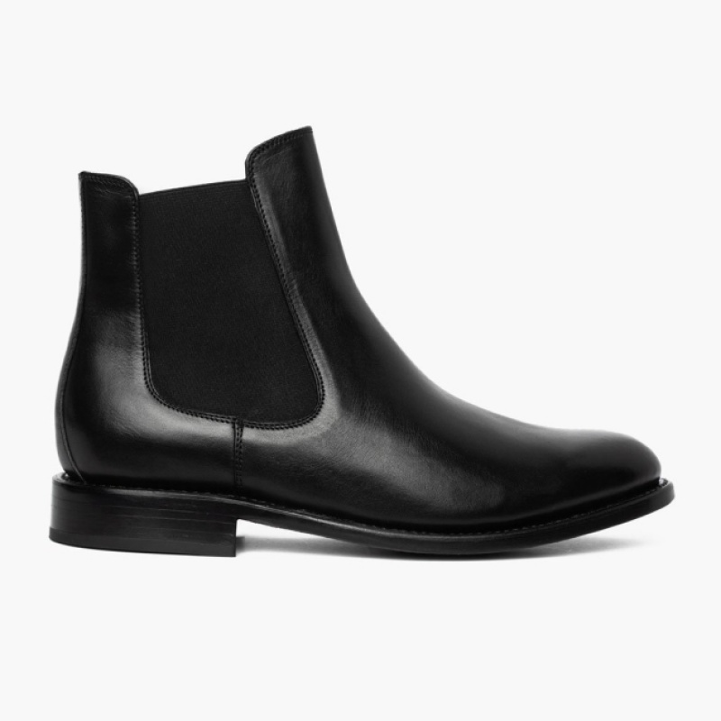 Men's Thursday Boots Cavalier Chelsea Boots Black | UAE357018