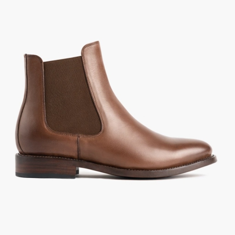 Men's Thursday Boots Cavalier Chelsea Boots Brown | UAE357020