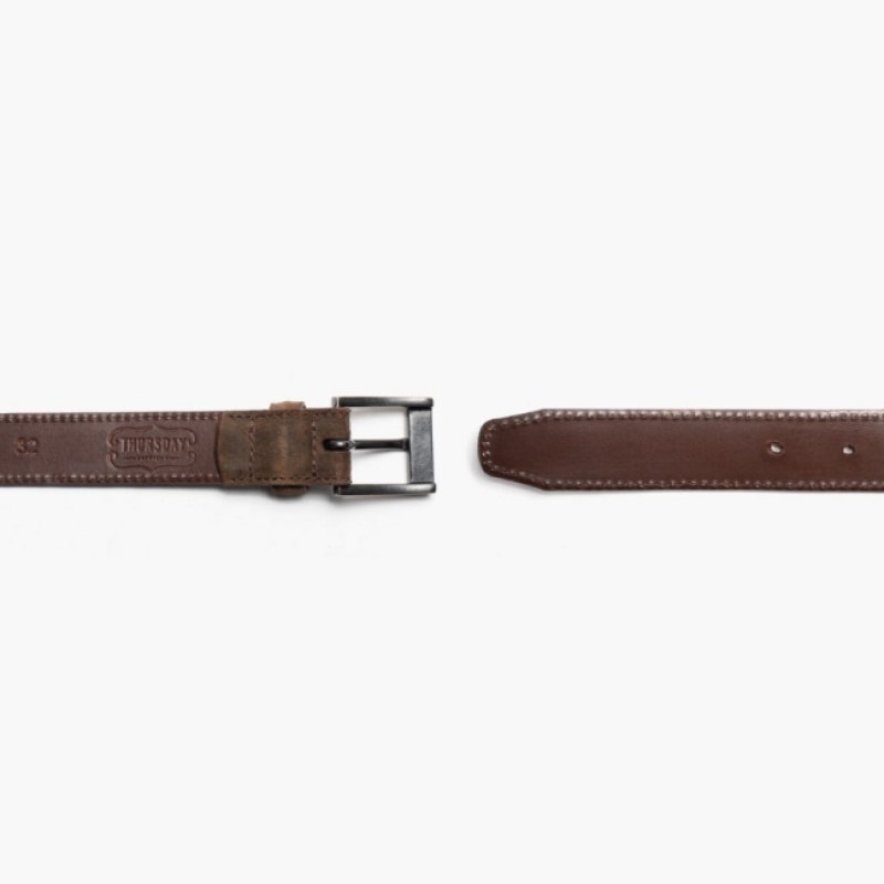 Men's Thursday Boots Classic Belts Brown | UAE356852