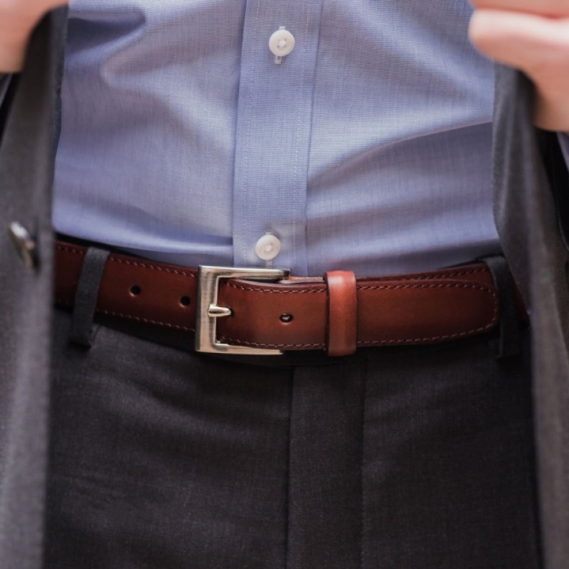 Men's Thursday Boots Classic Belts Brown | UAE356859