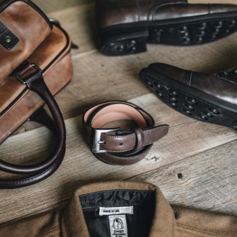 Men's Thursday Boots Classic Belts Brown | UAE356865