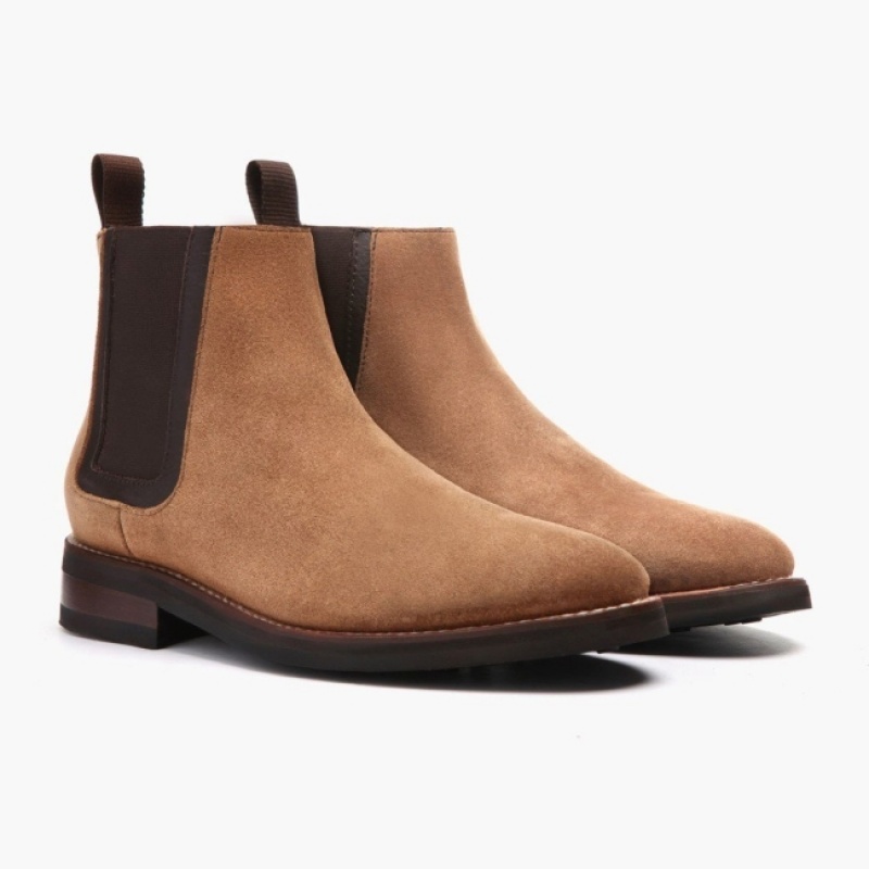 Men\'s Thursday Boots Duke Chelsea Boots Brown | UAE357009