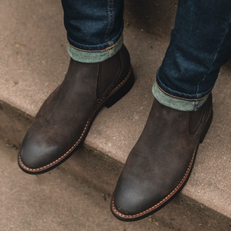 Men's Thursday Boots Duke Chelsea Boots Brown | UAE357011