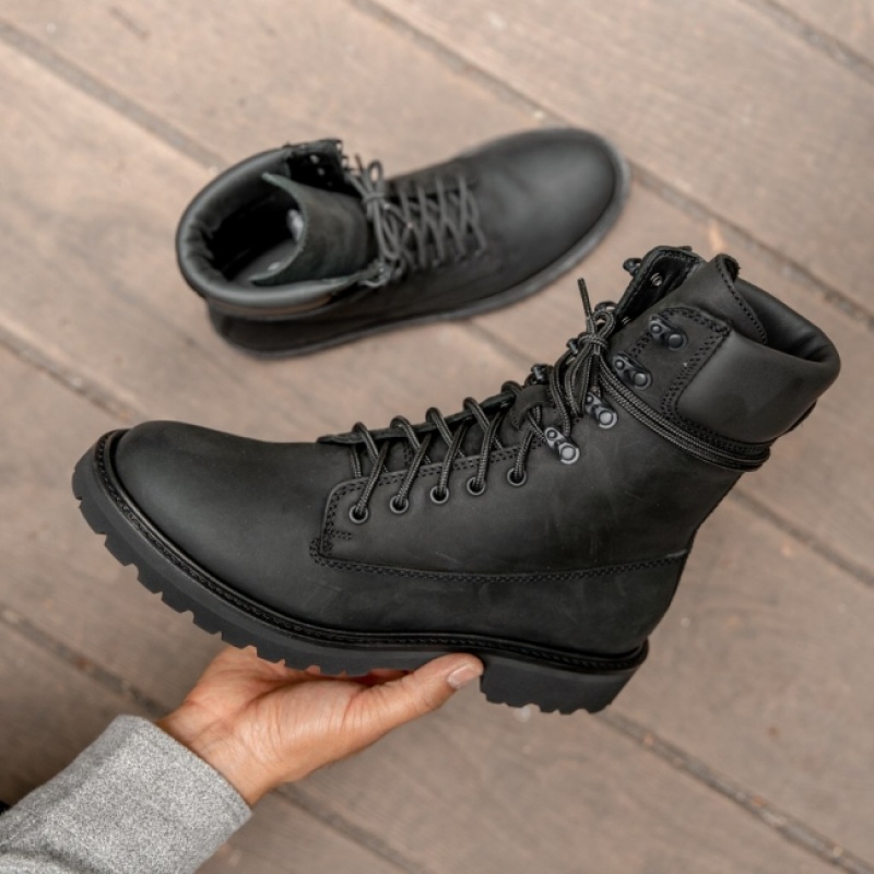 Men's Thursday Boots Explorer Lace-Up Boots Black | UAE357080