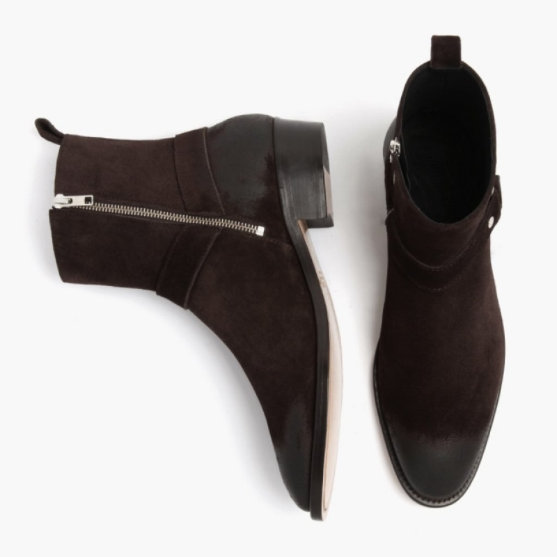 Men's Thursday Boots Harness Chelsea Boots Brown | UAE357007