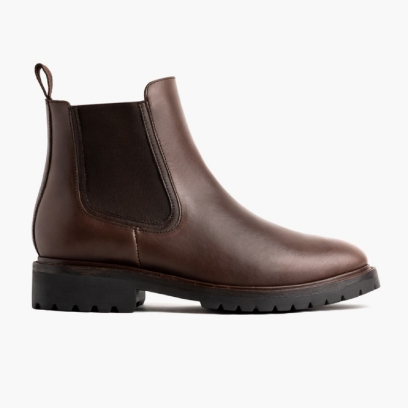 Men's Thursday Boots Legend Chelsea Boots Brown | UAE357004