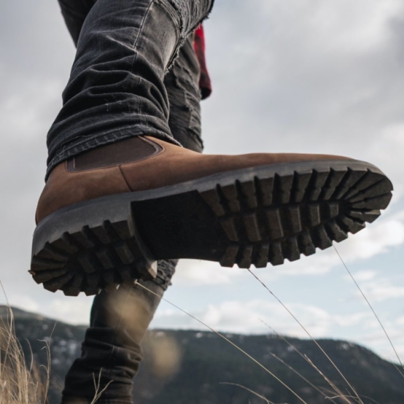 Men's Thursday Boots Legend Chelsea Boots Brown | UAE357005