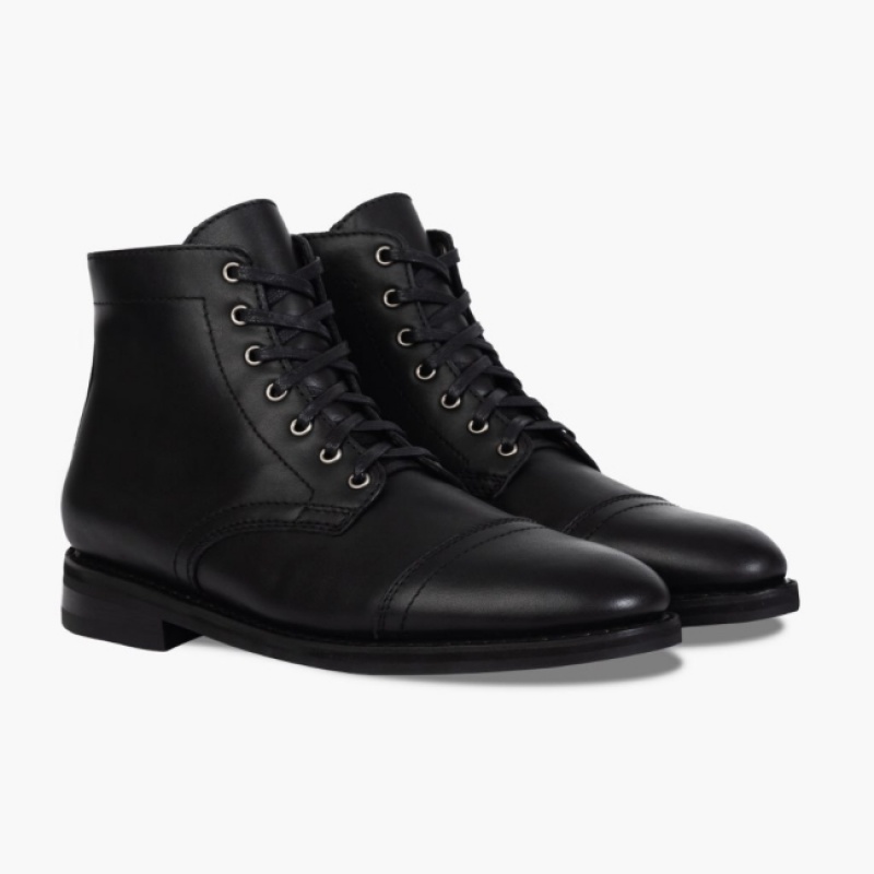 Men's Thursday Boots Major Lace-Up Boots Black | UAE357073