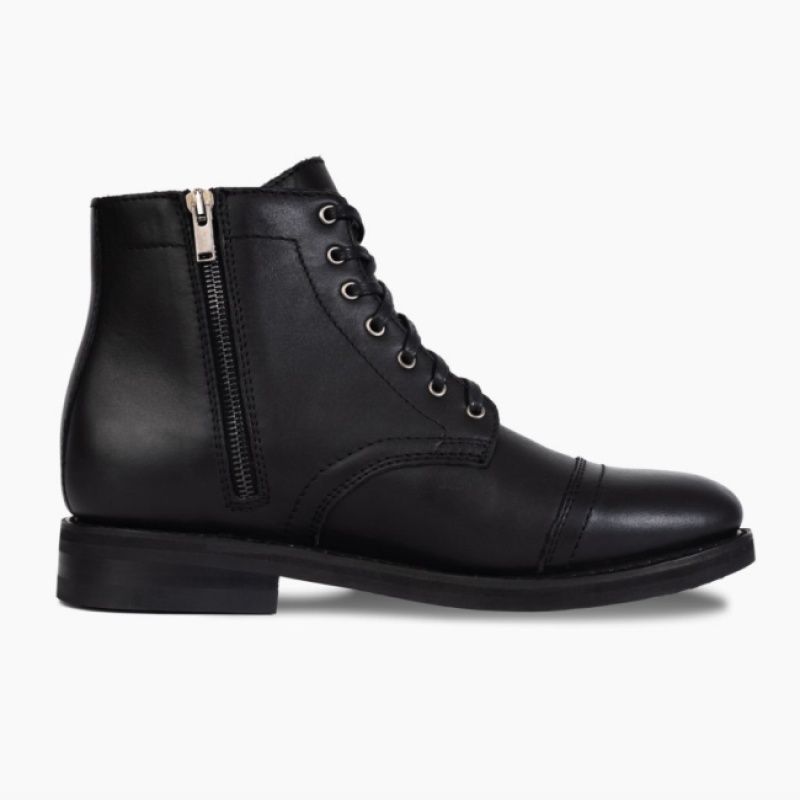 Men's Thursday Boots Major Lace-Up Boots Black | UAE357073