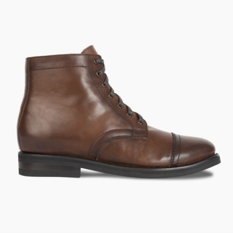 Men's Thursday Boots Major Lace-Up Boots Brown | UAE357074